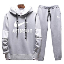 Load image into Gallery viewer, Brand Clothing Men's Casual Sweatshirts Pullover Cotton Men tracksuit Hoodies Two Piece +Pants Sport Shirts Autumn Winter Set
